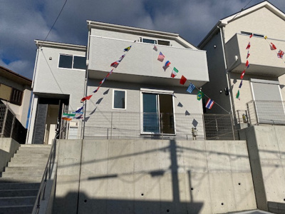 【外観】 | 神戸市垂水区南多聞台5丁目　新築戸建1号棟　仲介手数料無料！ | 外観です