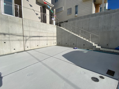 【駐車場】 | 神戸市垂水区南多聞台5丁目　新築戸建2号棟　仲介手数料無料！ | 駐車場に車を止められます