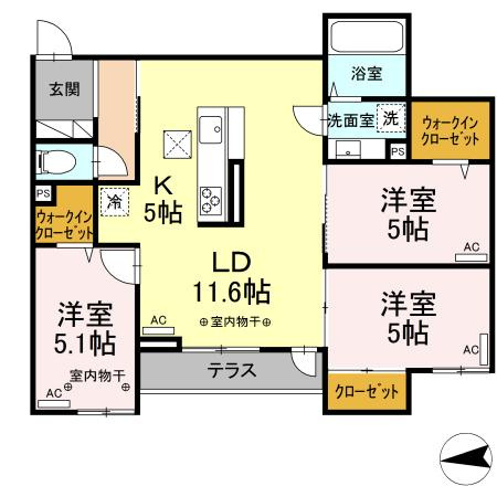 Regina宮町の間取り