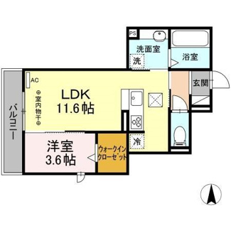 【間取り】 | D-ROOM六条福寿町