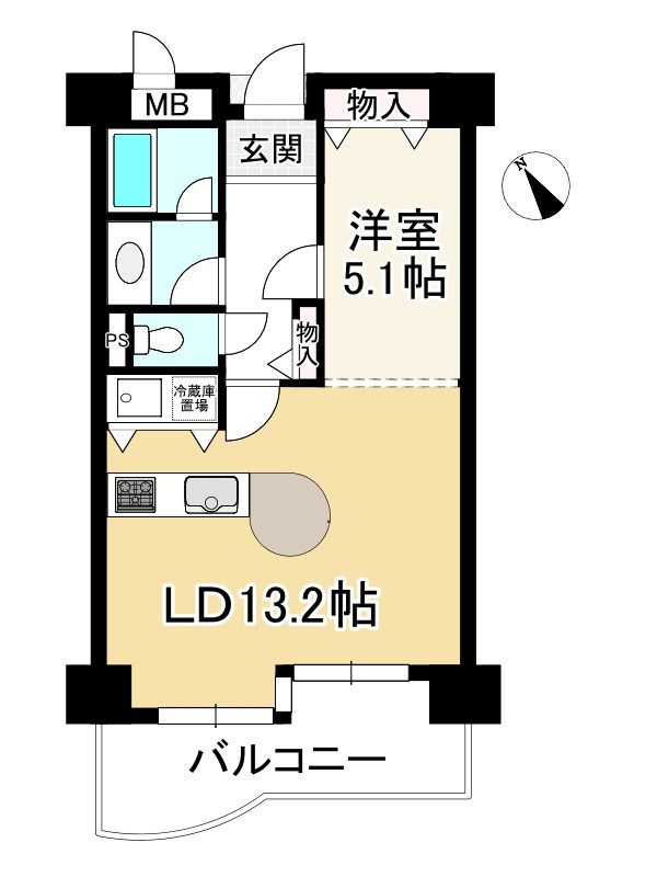 琵琶湖アーバンリゾートⅡ番館の間取り