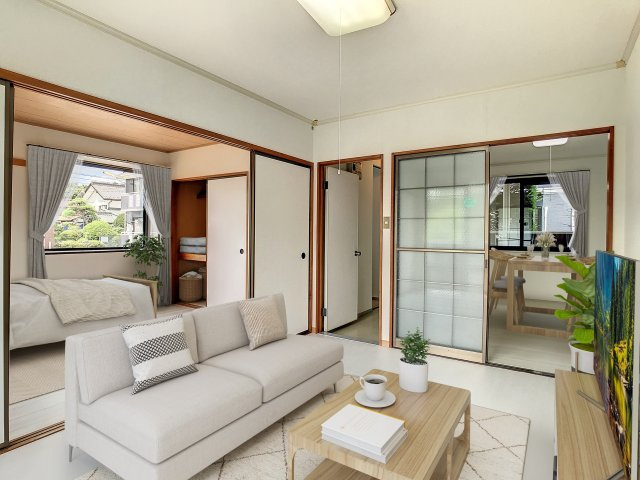 [ｾﾞﾛ賃] キミと育むストーリーの居間・リビング|家族での暮らしが楽しみになるお部屋です♪