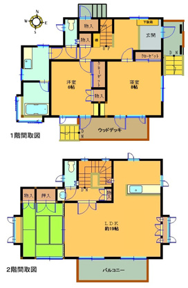 【間取り】 | 大室高原別荘地　戸建