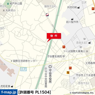 【地図】 | 立沢1079-3、1080-1貸地
