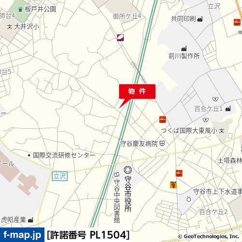 【地図】 | 立沢1079-3、1080-1貸地