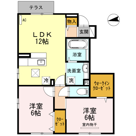【間取り】 | ヴェルデ　コンフォルトＮ