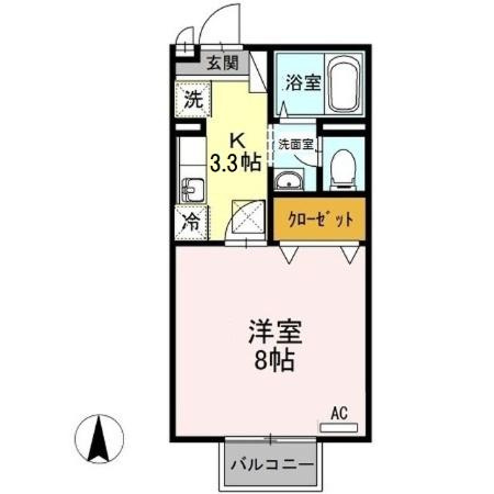 【間取り】 | ジュネス・Ｋ