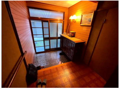 中古戸建　四條畷市中野本町（昭和43年築）の玄関