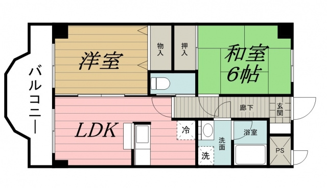 パストラル千葉の間取り