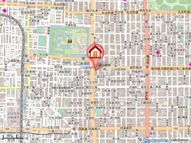 フェニックス堀川の地図