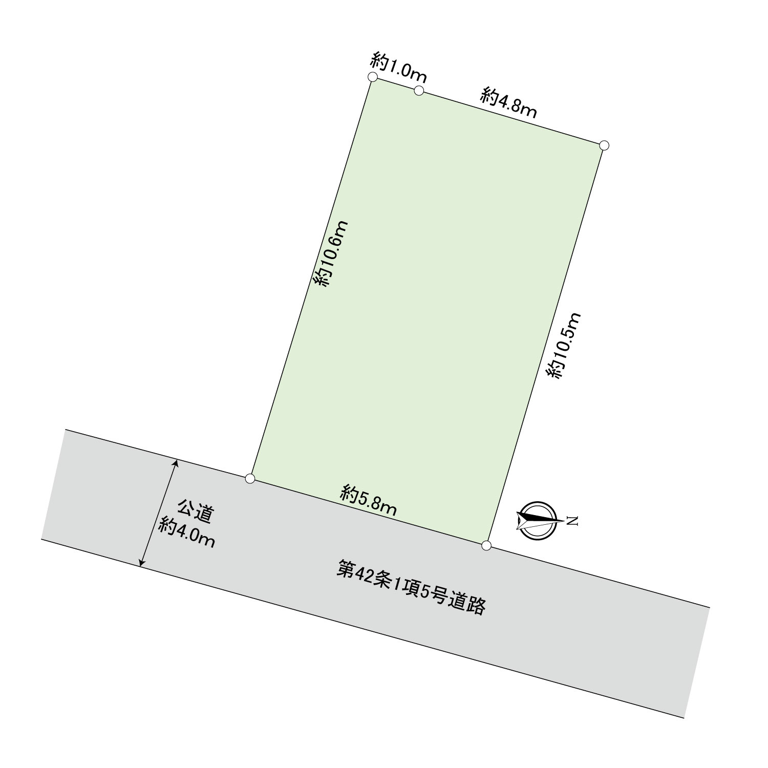 中古／ふじみ野市上福岡3丁目の区画図