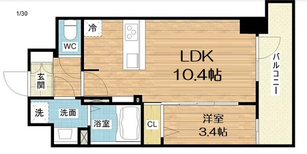 【間取り】 | S-RESIDENCE堺筋本町Deux