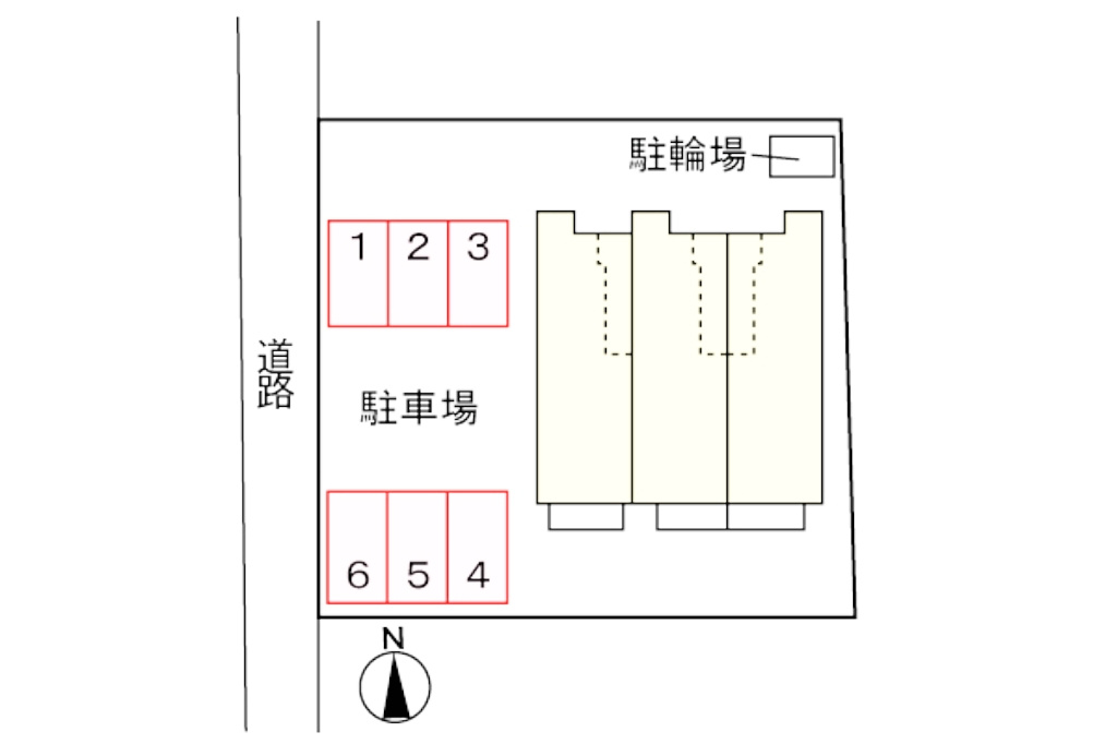 プレッソ重原　　刈谷市の賃貸はクラスホーム刈谷店の区画図