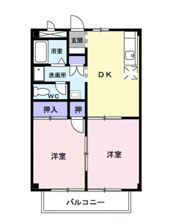 【間取り】 | パルネットＫ