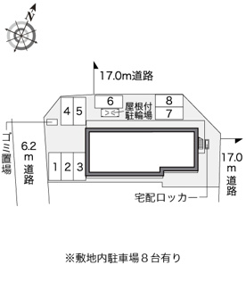 【区画図】 | レオパレスカサブランカ