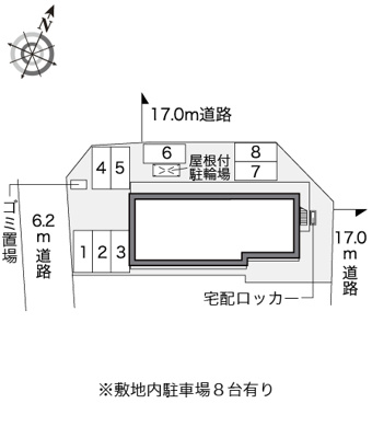 【区画図】 | レオパレスカサブランカ