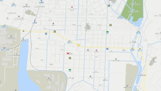 南畝6丁目　事務所付き倉庫の地図