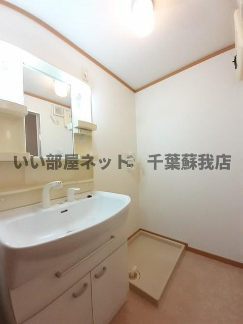 ヒルトップビューＢの洗面所|使いやすい洗面所です