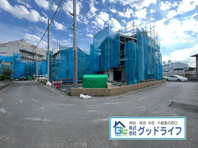 【前面道路含む現地写真】 | 上里町七本木　新築分譲住宅　全10棟　10号棟