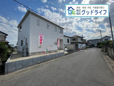 【前面道路含む現地写真】 | 上里町堤第1　新築分譲住宅　全1棟　 1号棟 | 児玉郡上里町堤　新築戸建て　外観写真