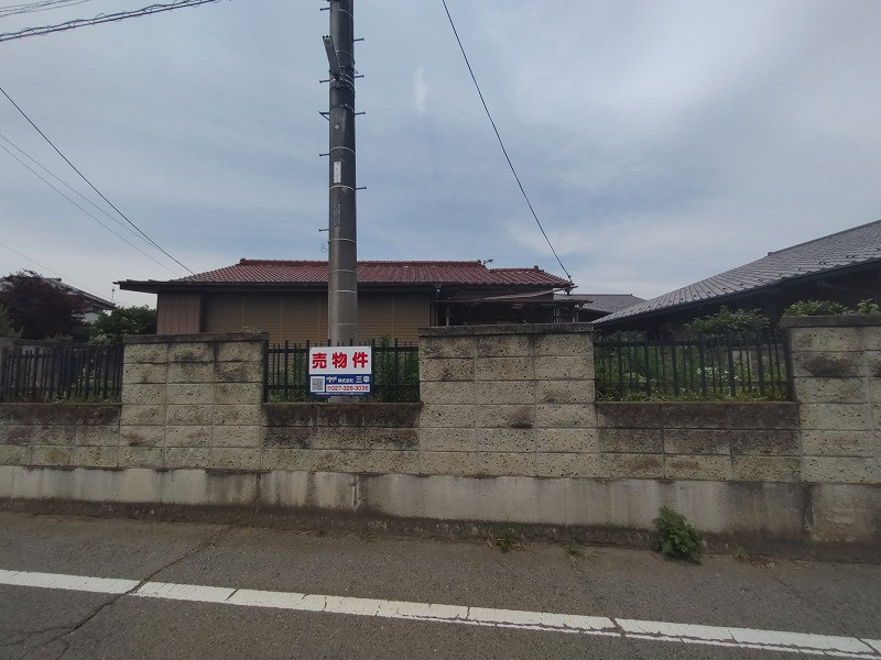 高崎市棟高町売地の外観