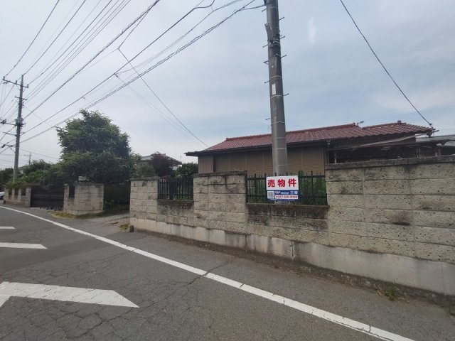 高崎市棟高町売地の前面道路含む現地写真
