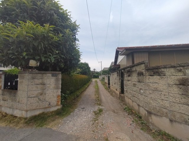 高崎市棟高町売地の前面道路含む現地写真