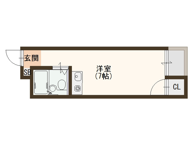 【間取り】 | シャルム岸里