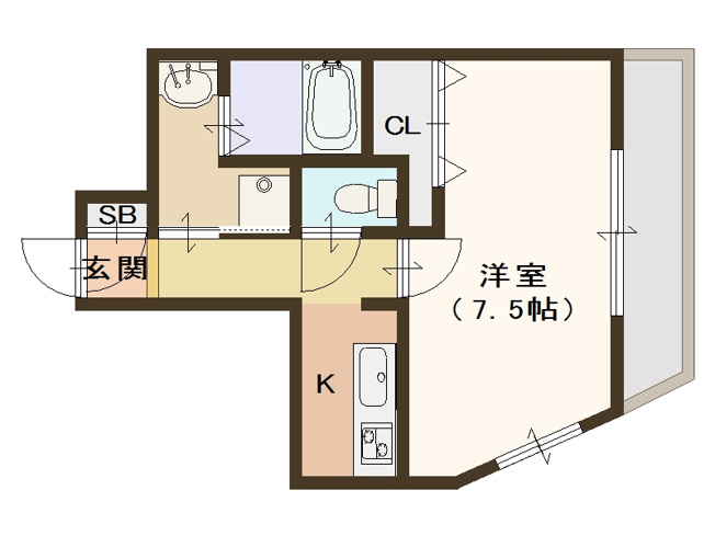【間取り】 | 岡崎マンション3