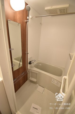 【浴室】 | ジオエント福島野田 | 落ち着いた空間のお風呂です