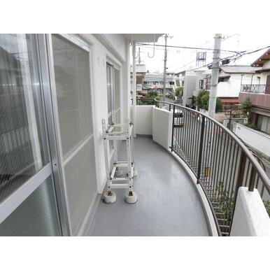 中島マンションのバルコニー