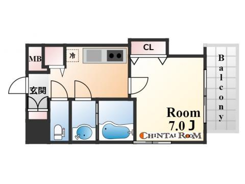Luxe芦屋南の間取り