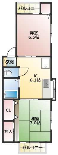 【間取り】 | コーポロベリア