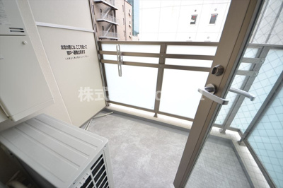 【バルコニー】 | Dimus北浜 | 陽当たり良好なバルコニーです