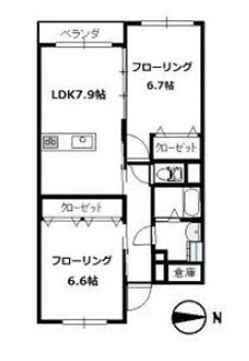 【間取り】 | コーポラス伏見