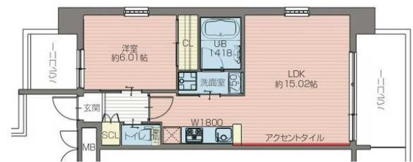 プレジオ今福鶴見の間取り