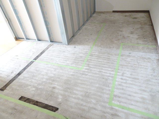 大垣市南頬町店舗事務所の内装