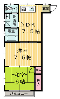 【間取り】 | サンビレッジⅠ