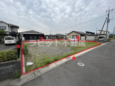 【外観】 | 売土地：蓼池分譲 | 境界はイメージとなります。