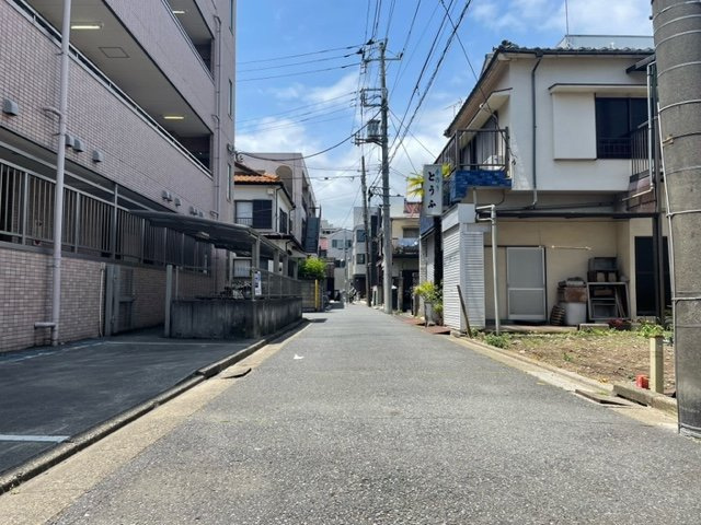 江東区東砂７丁目　新築戸建て　全２棟の前面道路含む現地写真