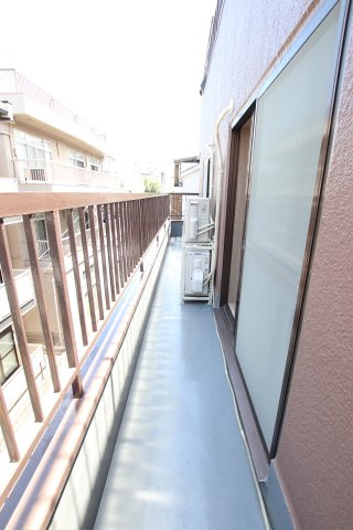 コーポ塚田のバルコニー
