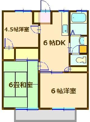 ハイツ山田の間取り