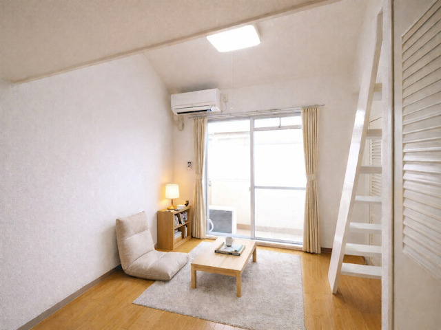 シティパレスあやめ池Ｐ３の居間・リビング|CGで家具等を配置したもので家具等は含まれません。