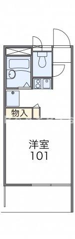 レオパレス清良の間取り|代表的な間取のため実際の間取とは異なる場合があります