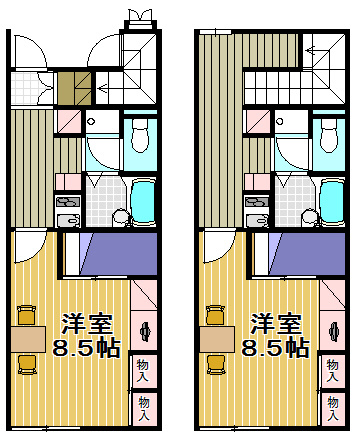 【間取り】 | レオパレス東園田Ⅱ
