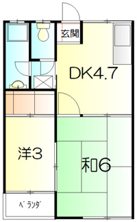 【間取り】 | コーポつつみ