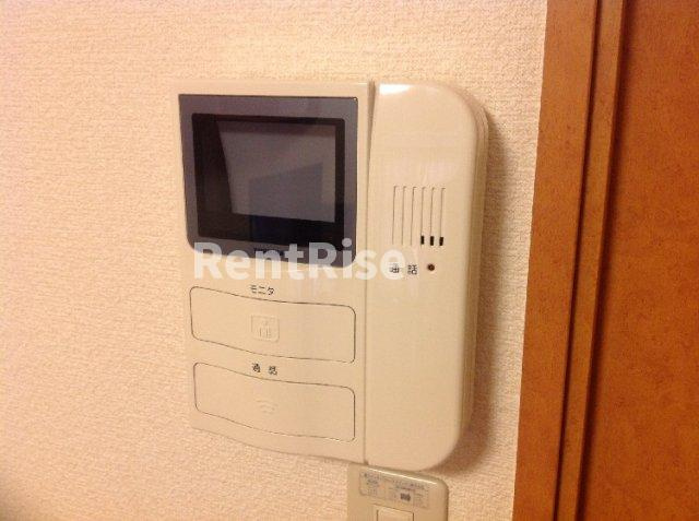 レオパレス大堀のセキュリティ|モニター付きインターホン