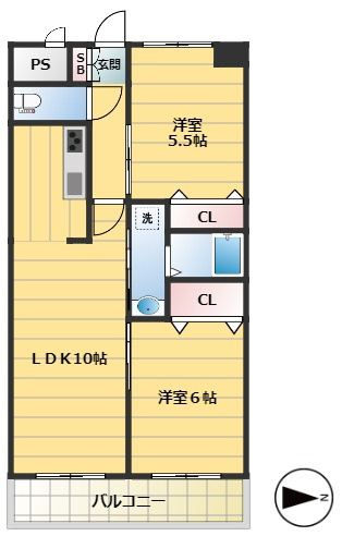 【間取り】 | フローラル東葛西Ⅰ