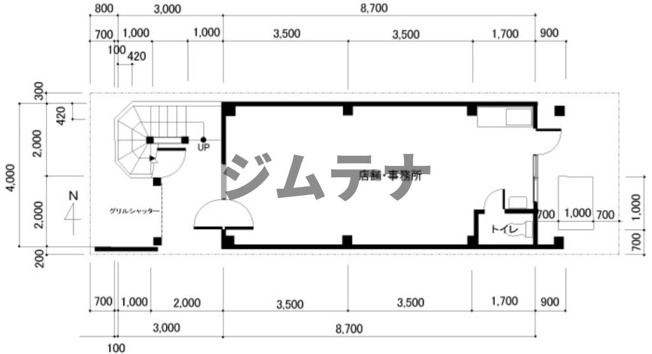 【間取り】 | 天下茶屋三丁目店舗