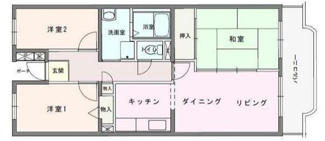 【間取り】 | フォーレスト城北A棟 | 「フォーレスト城北A棟」の間取りです